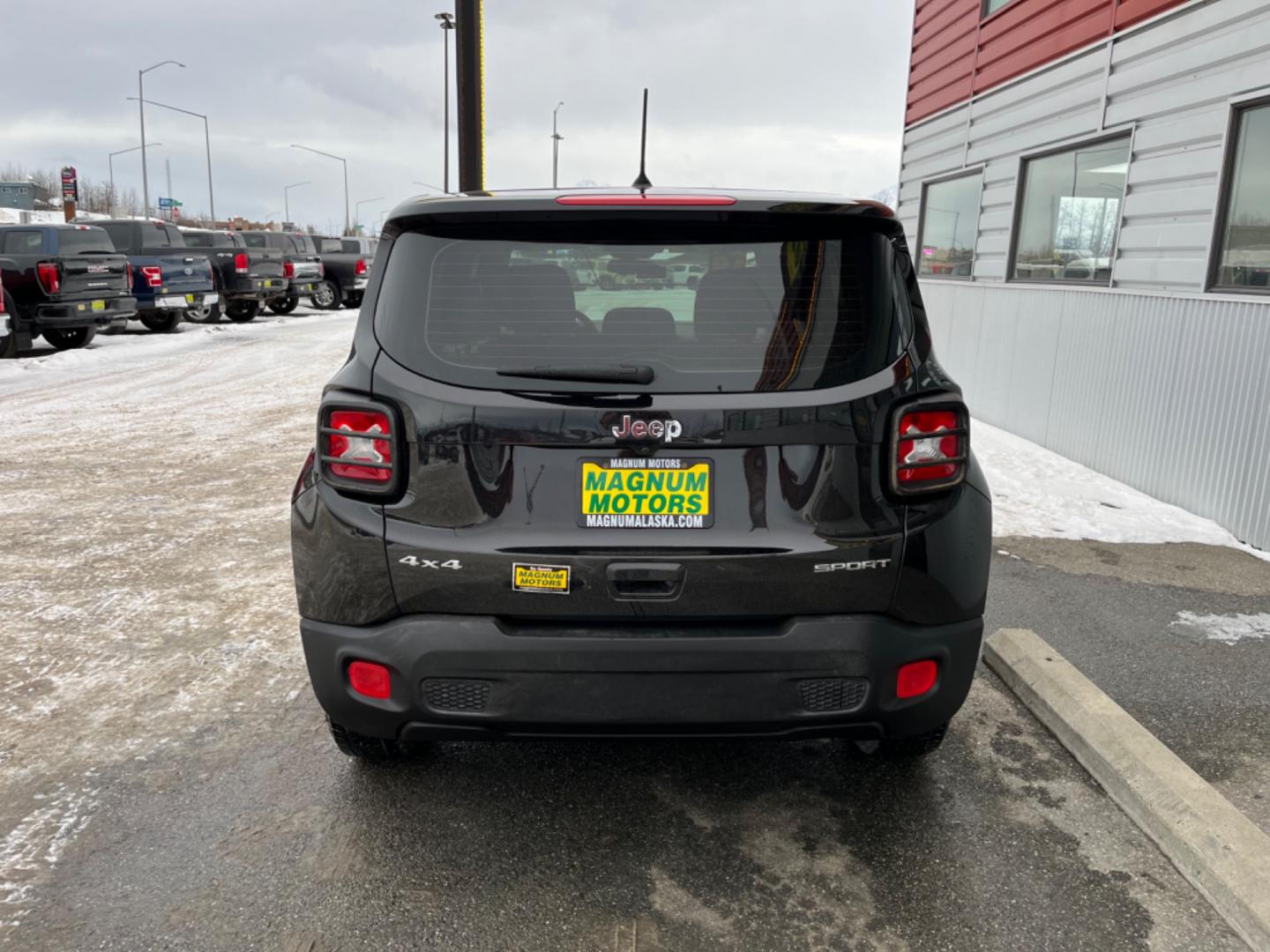 2018 Black Jeep Renegade Sport 4WD (ZACCJBAB8JP) with an 2.4L L4 DOHC 16V engine, 9 speed auto transmission, located at 1960 Industrial Drive, Wasilla, 99654, (907) 274-2277, 61.573475, -149.400146 - Photo#4